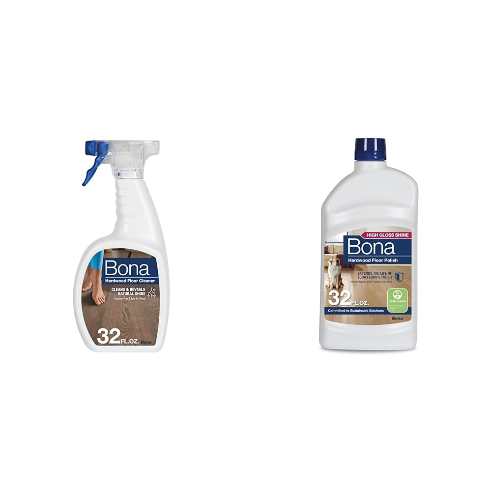 Hardwood Floor Cleaner Spray and Polish 32 fl oz D40278