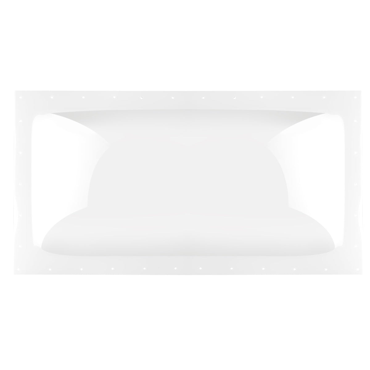 White Impact Resistant RV Skylight Dome L313