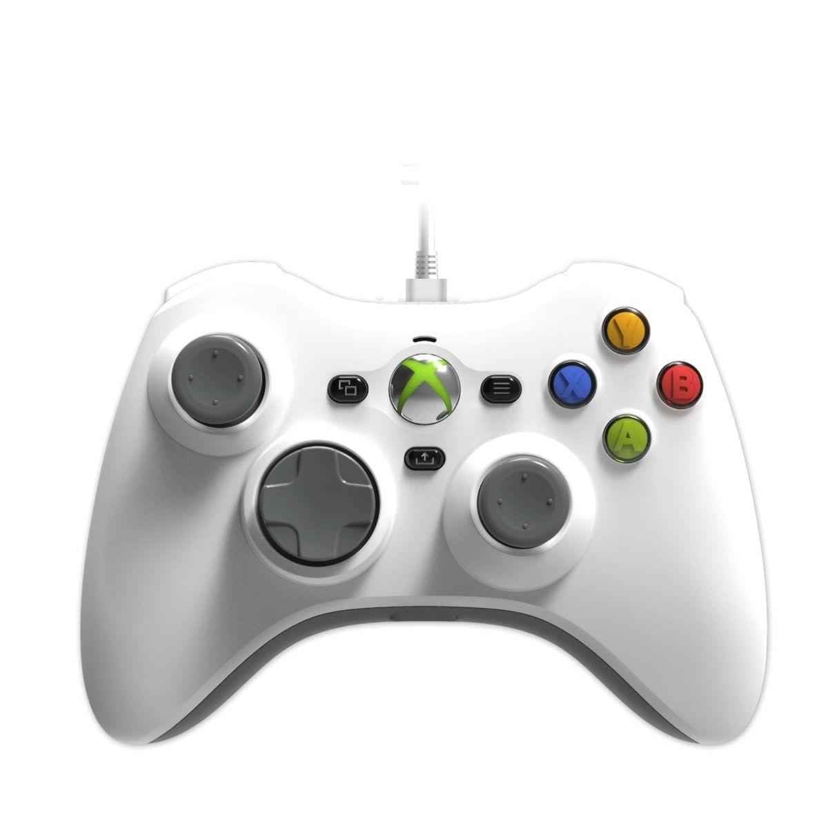 White Wired Gaming Controller with 3.5MM Audio Jack Z643