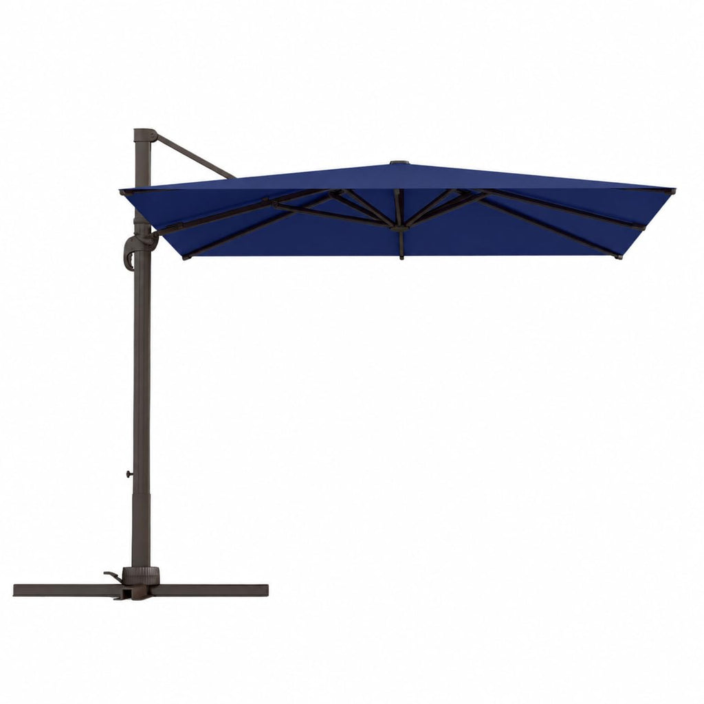 9' X 12' Aluminum Cantilever Patio Umbrella with 360-degree Rotation S8385