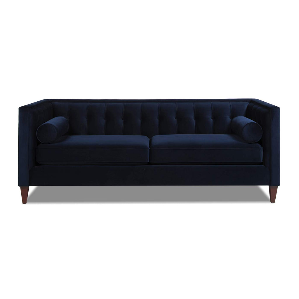 Dark Navy Blue Performance Velvet Tufted Sofa X998353