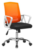 Orange Ergonomic Mesh Office Chair F94357