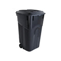 32 Gallon Wheeled Plastic Trash Can with Lid Z72131