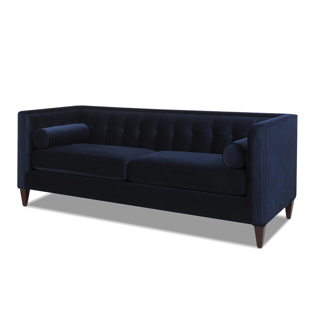 Dark Navy Blue Performance Velvet Tufted Sofa X998353