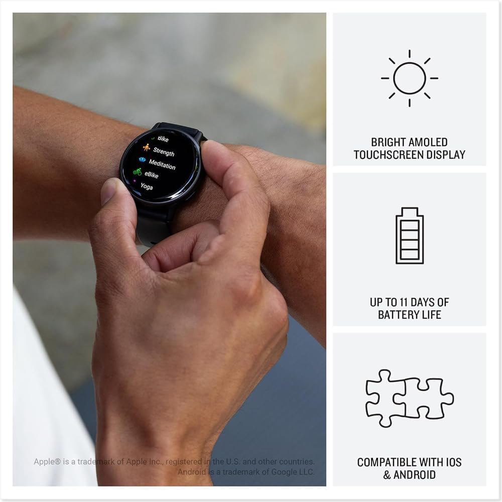 Health and Fitness GPS Smartwatch AMOLED Display I4211