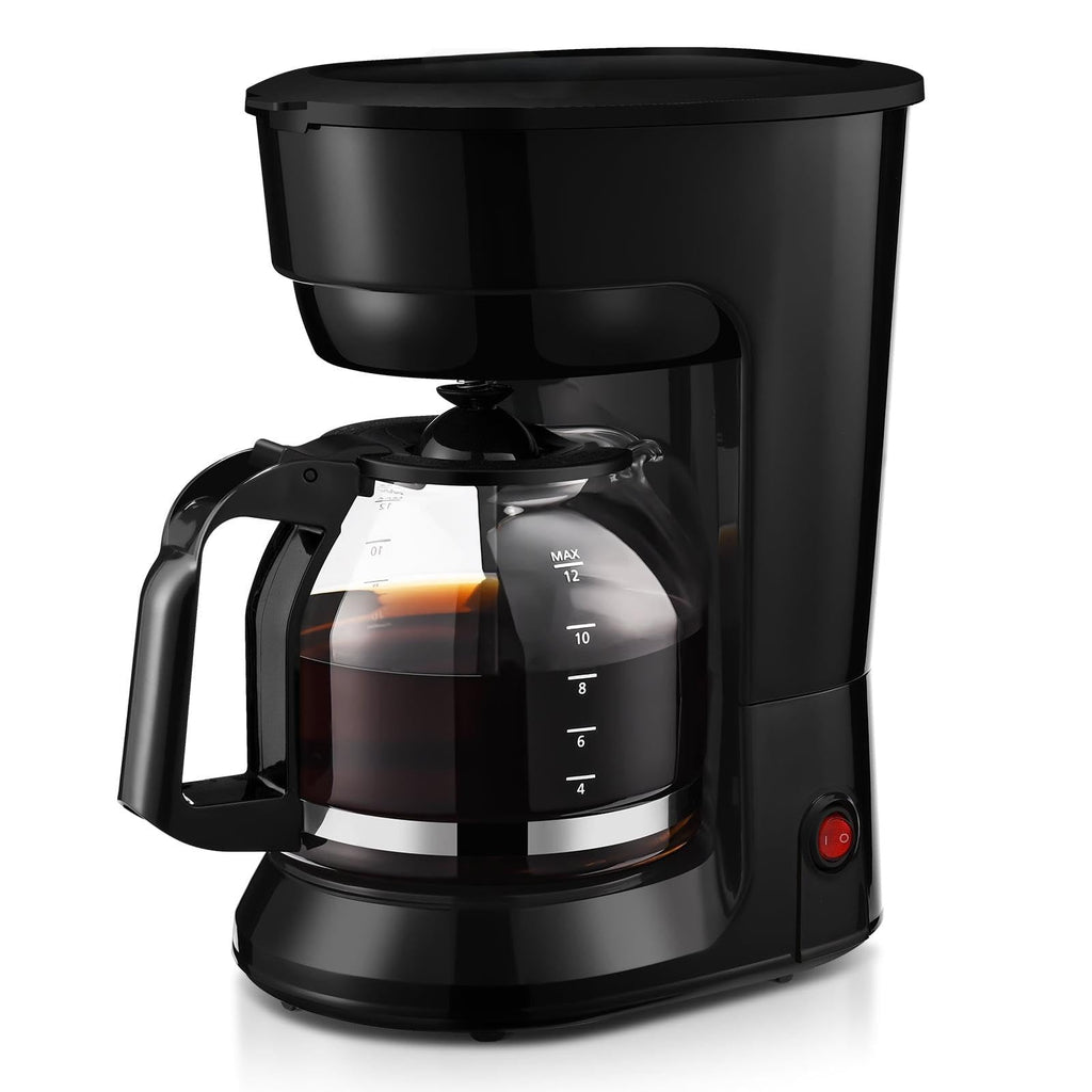 Black 12-cup programmable drip coffee maker B516976