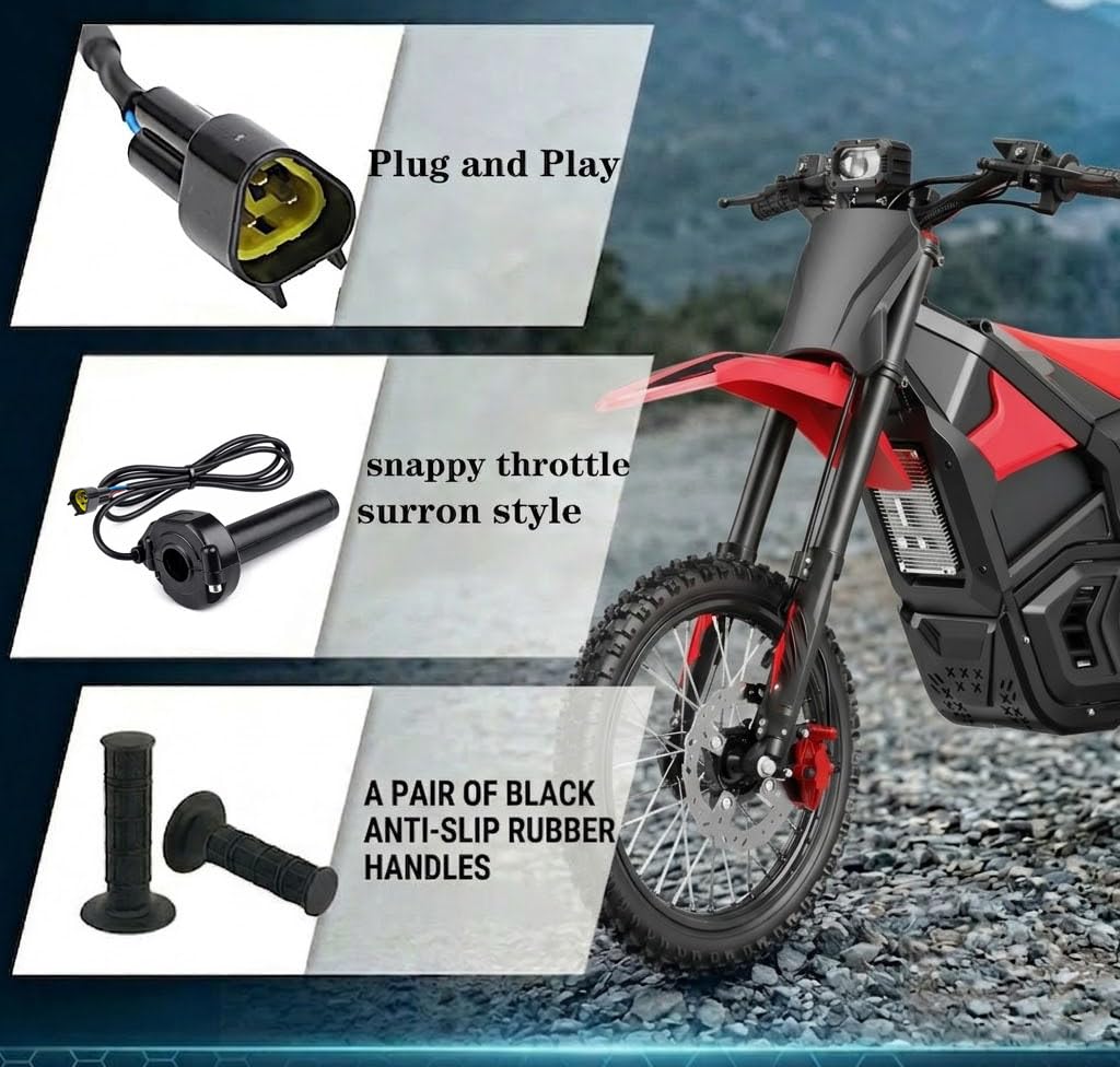 Electric Dirt Bike Twist Throttle W753