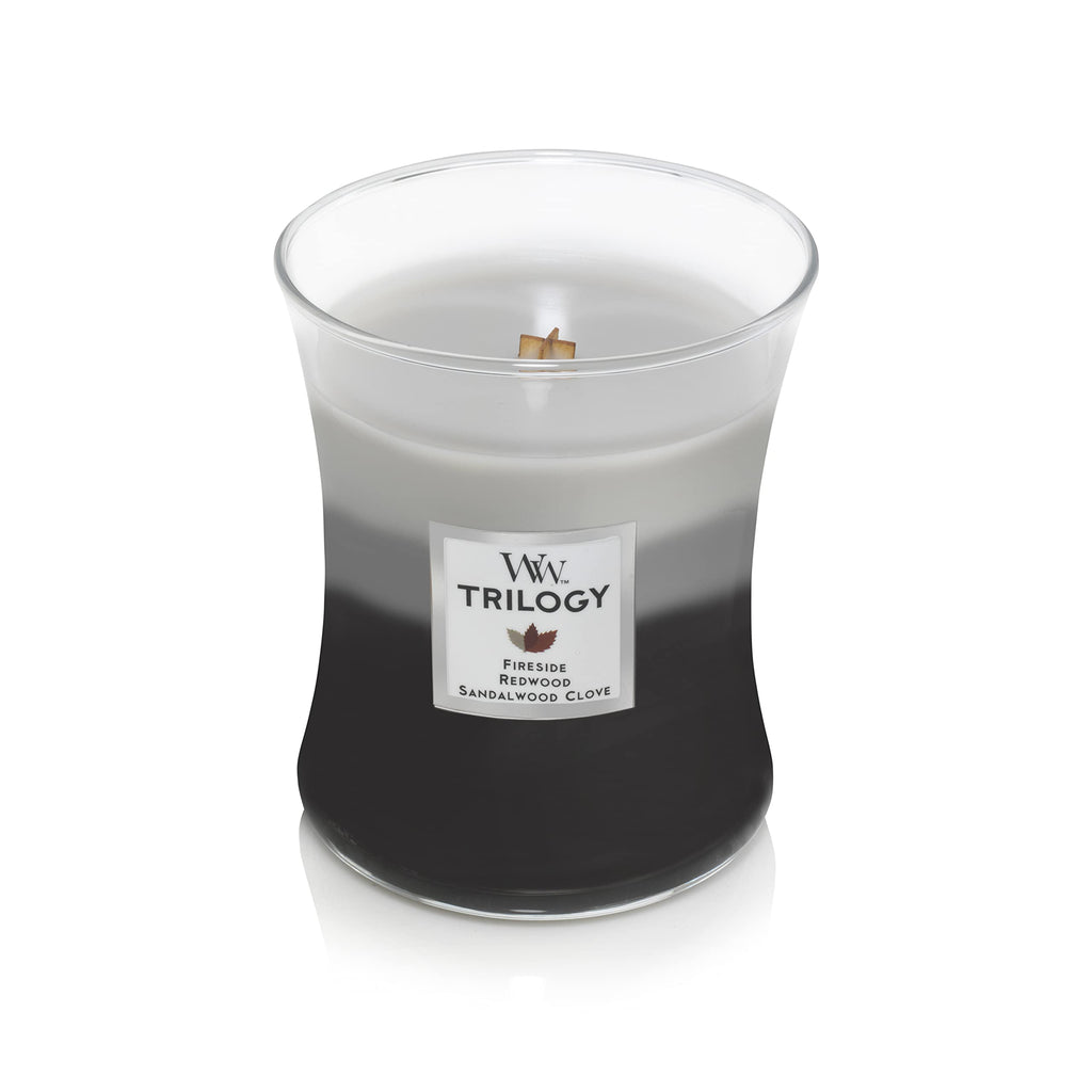 Scented Candle, 16oz Soy Blend Wax Wood Wick H456