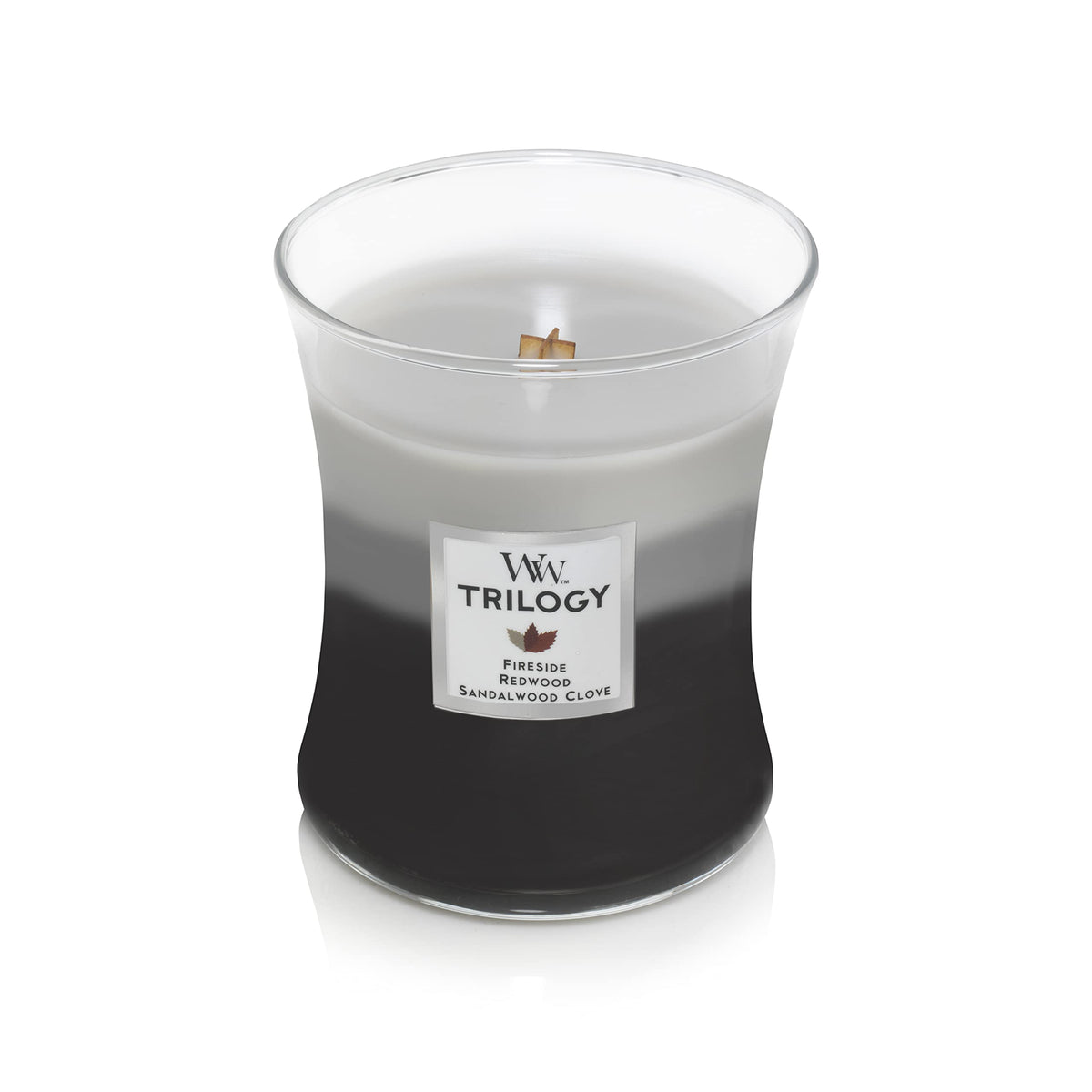Scented Candle, 16oz Soy Blend Wax Wood Wick H456