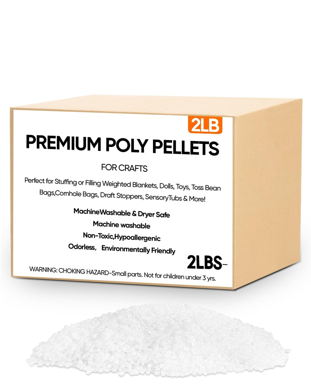 2 lb Poly Pellets Weighted Stuffing Beads R5635