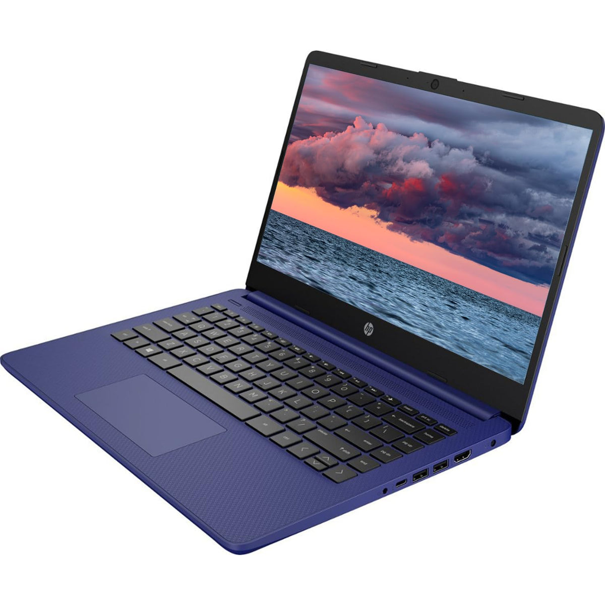 14" HD Display Intel Quad-Core N4120 4GB DDR4 RAM 64GB eMMC Blue Laptop Y2750
