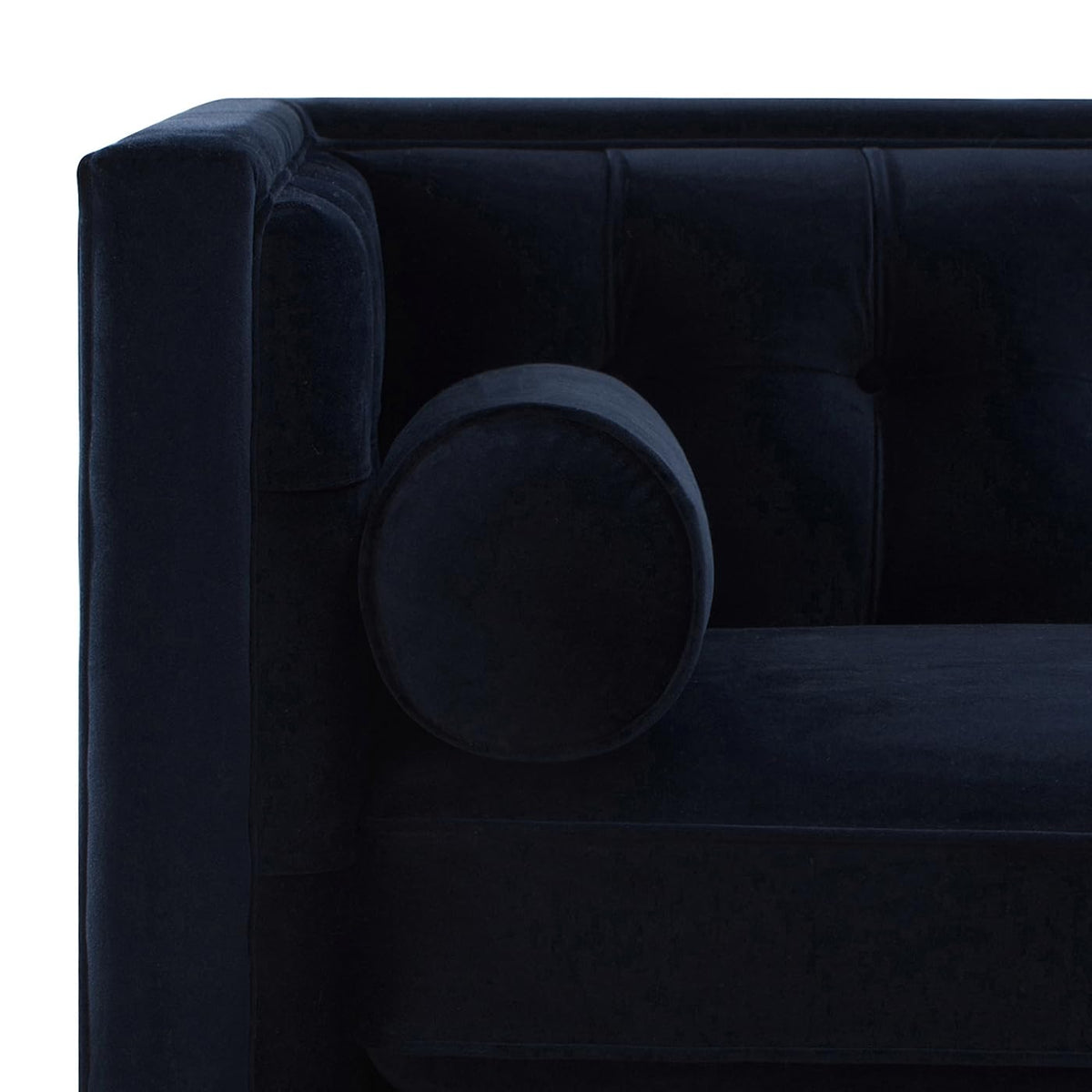 Dark Navy Blue Performance Velvet Tufted Sofa X998353
