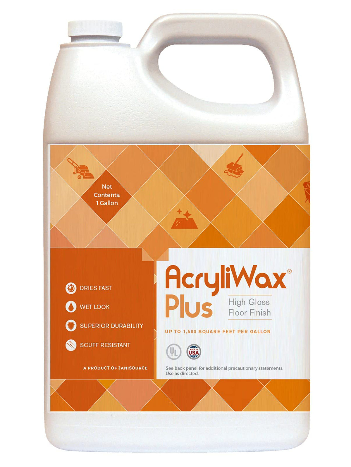 High Gloss Floor Finish & Wax 1 Gallon Q504938