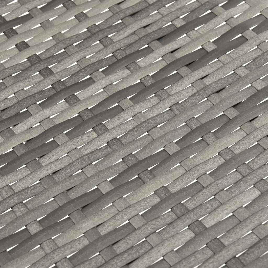 Grey Poly Rattan Stacking Patio Chairs D63462