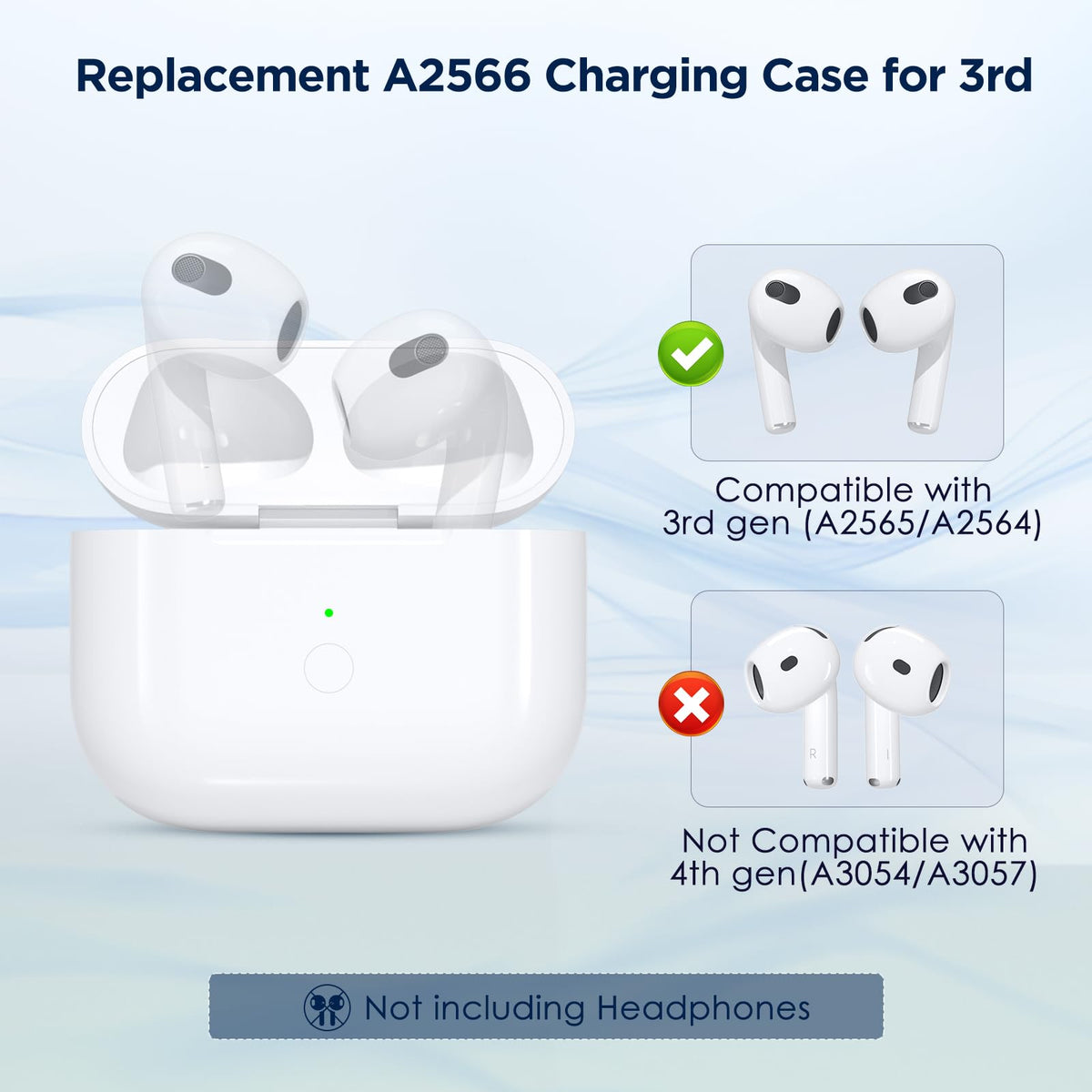Replacement Charging Case for AirPod 3rd Generation W2929