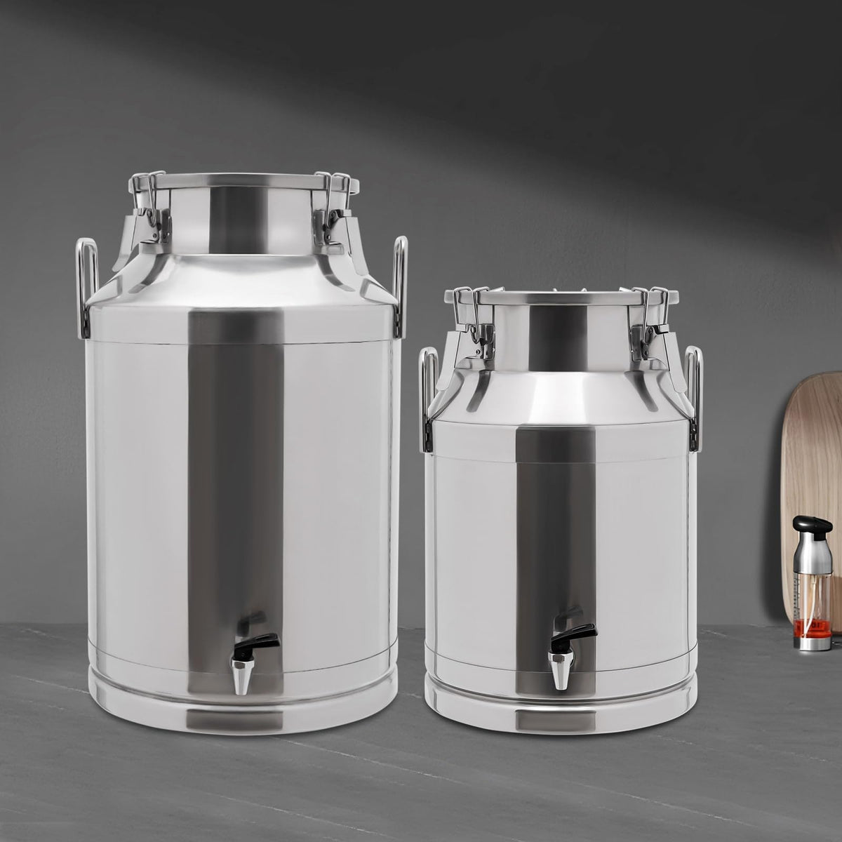 304 Stainless Steel Milk Can with Sealed Lid U315