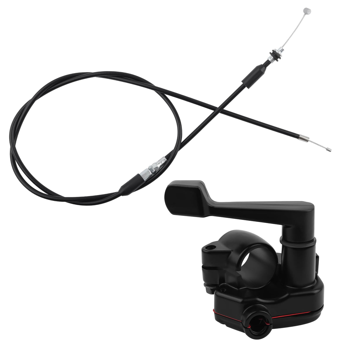 22mm Thumb Throttle Kit with Cable Aluminum Motorcycle ATV L919235