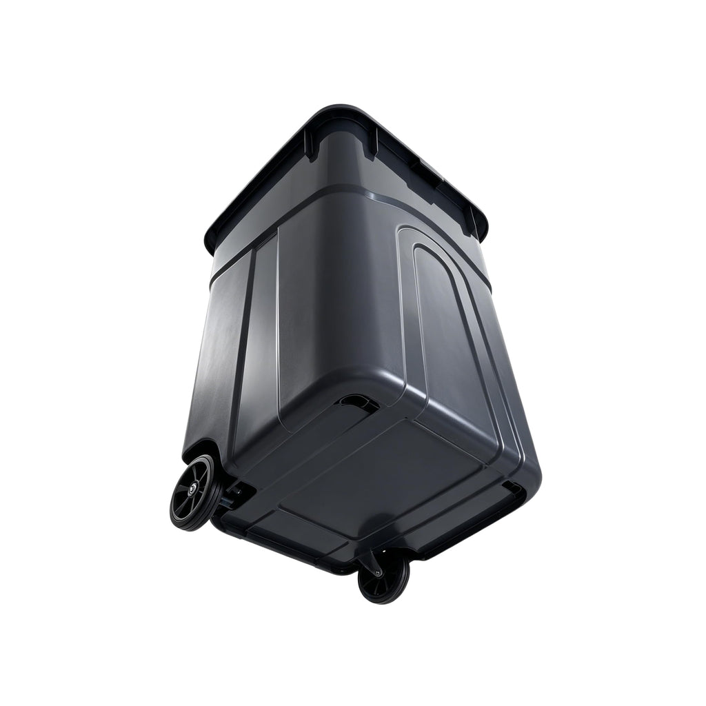 32 Gallon Wheeled Plastic Trash Can with Lid Z72131