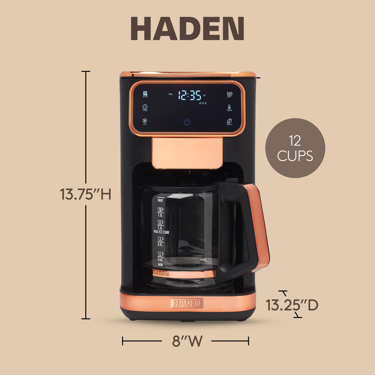 12 Cup Programmable Coffee Maker K416