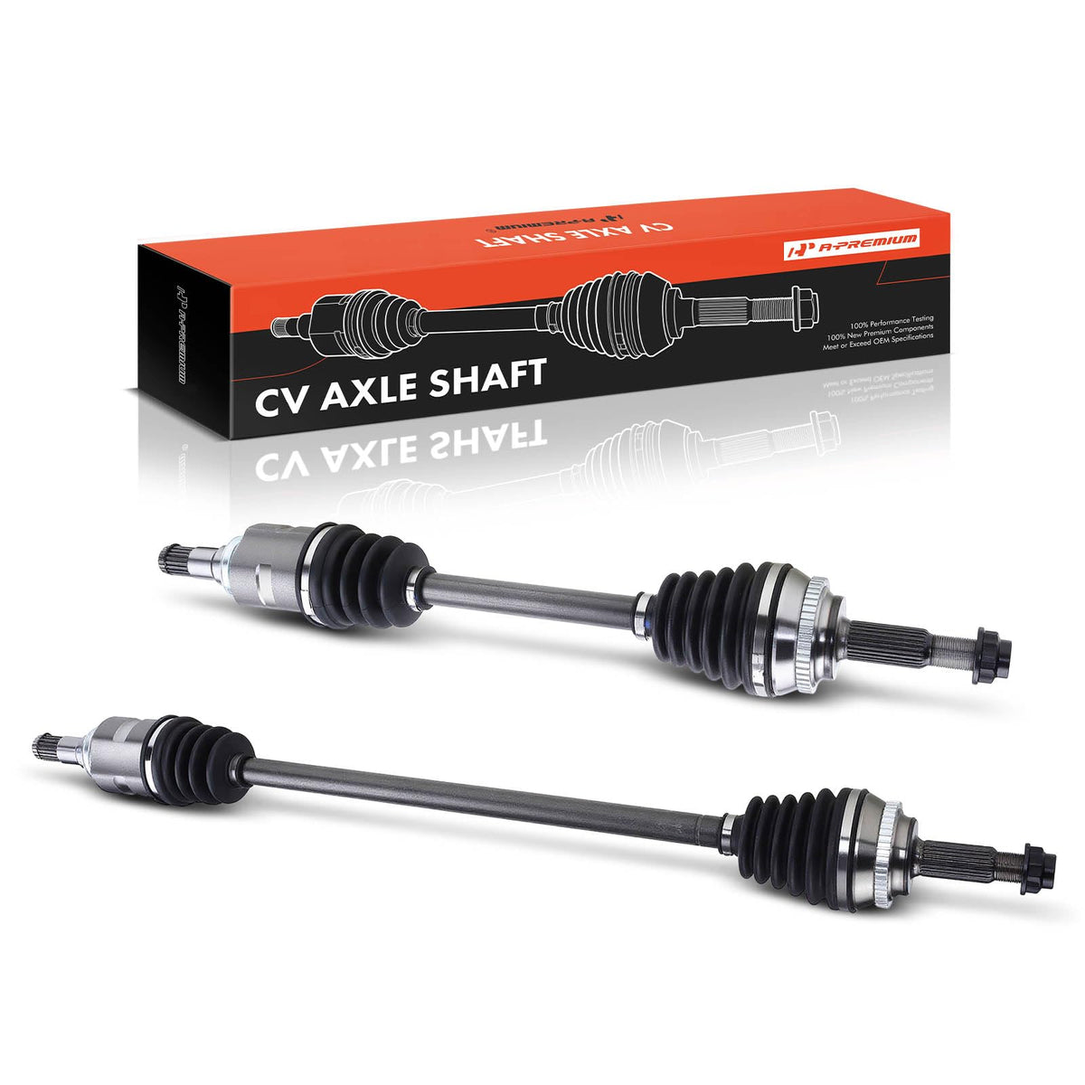 Set of 2 Front CV Axle Shaft Assembly N60876
