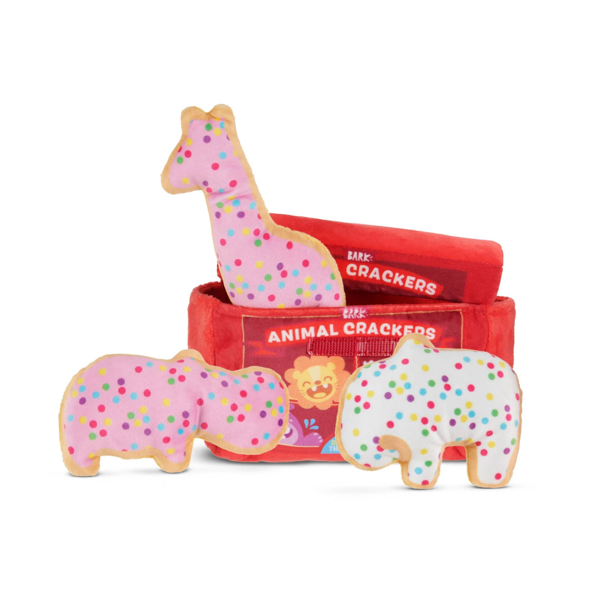 4-in-1 Interactive Plush Dog Toy B6837