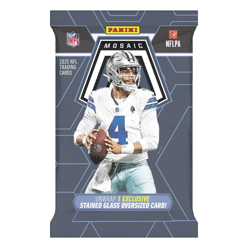 2025 Mosaic Football Trading Card Box Oversized Card B675318