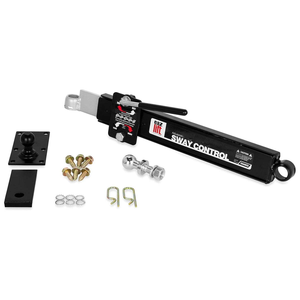 Black Adjustable Hitch with Pads E99873