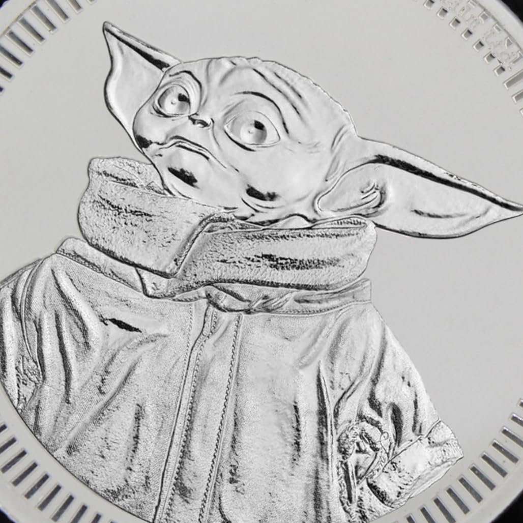 1 oz Silver Star Wars Mandalorian Coin U7547