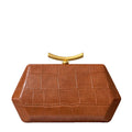Crocodile Embossed PU Leather Clutch Bag X584