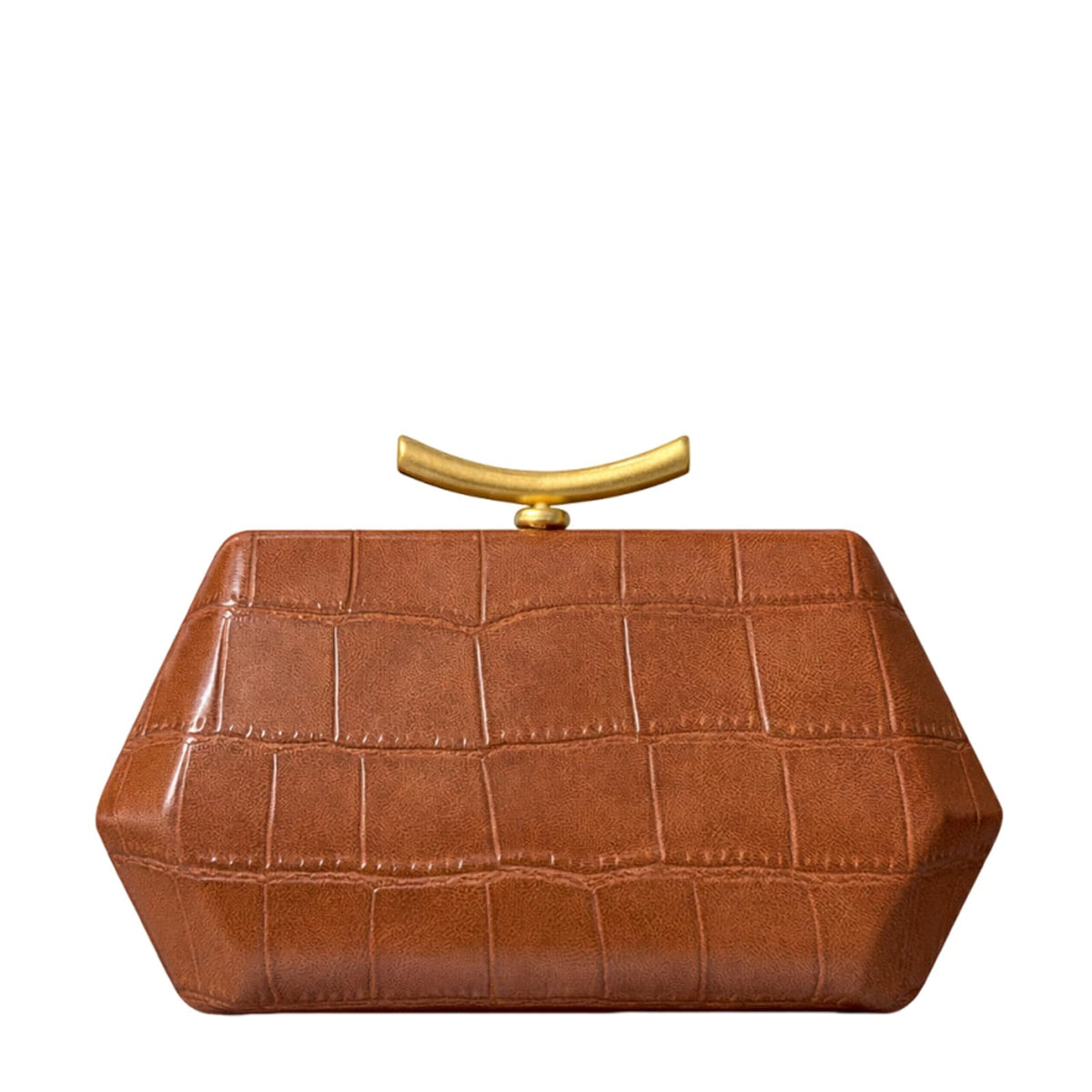 Crocodile Embossed PU Leather Clutch Bag X584
