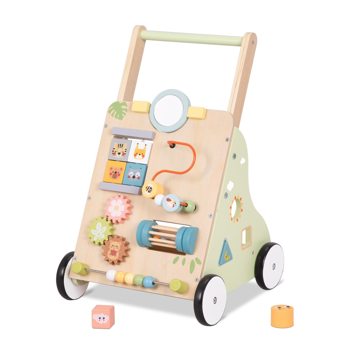 Wooden Baby Walker with Wheels N339