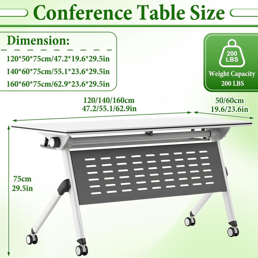 Portable Resin Flip Training Table 55x24x30 Inch Q5714
