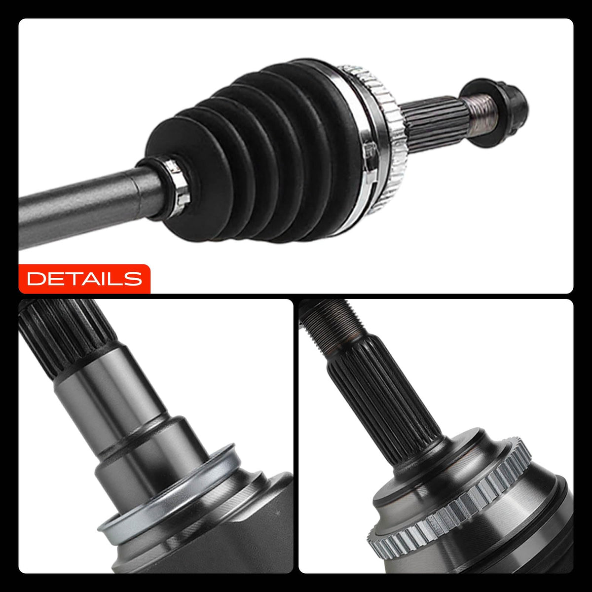 Set of 2 Front CV Axle Shaft Assembly N60876