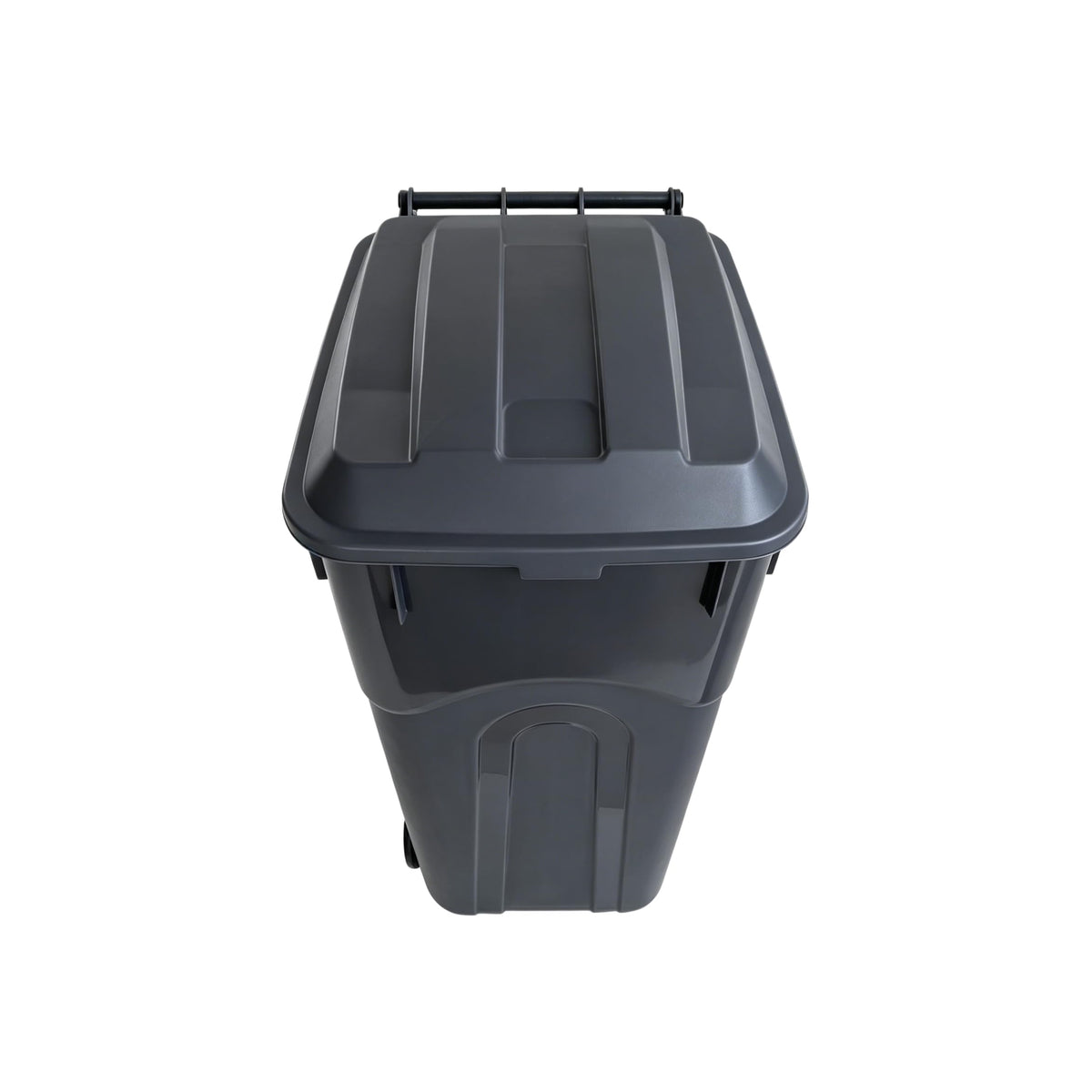 32 Gallon Wheeled Plastic Trash Can with Lid Z72131