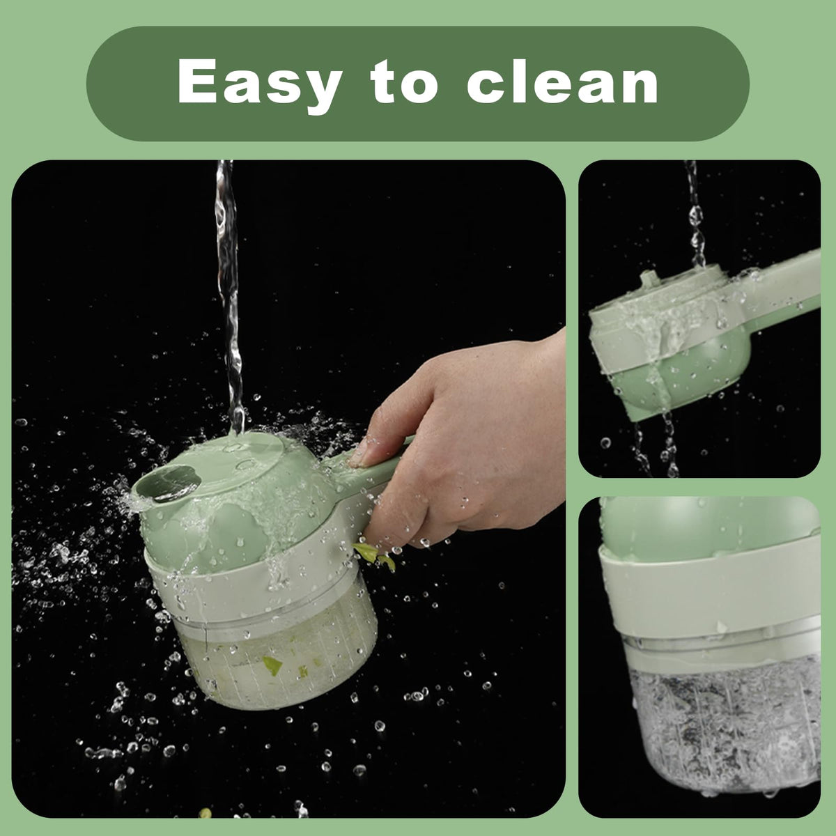 Portable Wireless Electric 4-in-1 Vegetable Cutter Set P6142