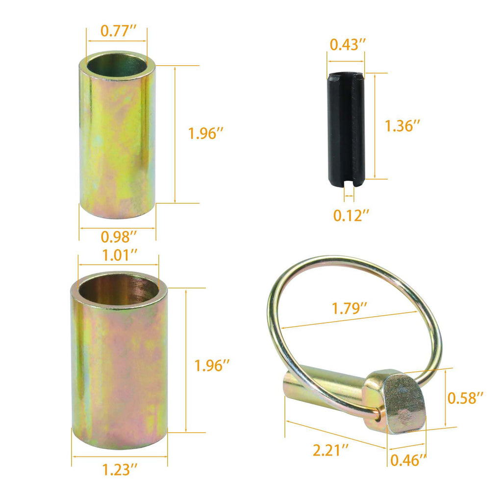 4 Pack Cat 1 Quick Hitch Adapter Bushings F2289