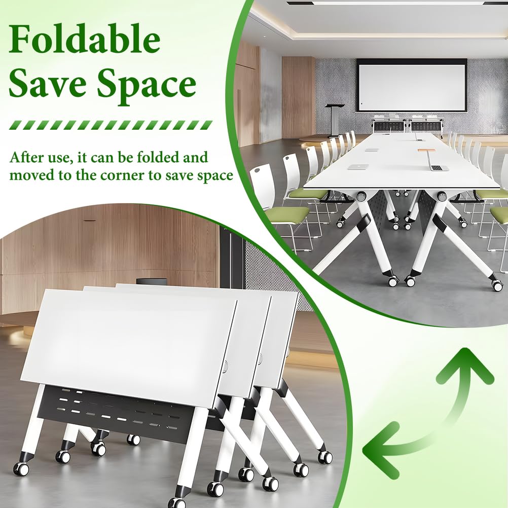 Portable Resin Flip Training Table 55x24x30 Inch Q5714