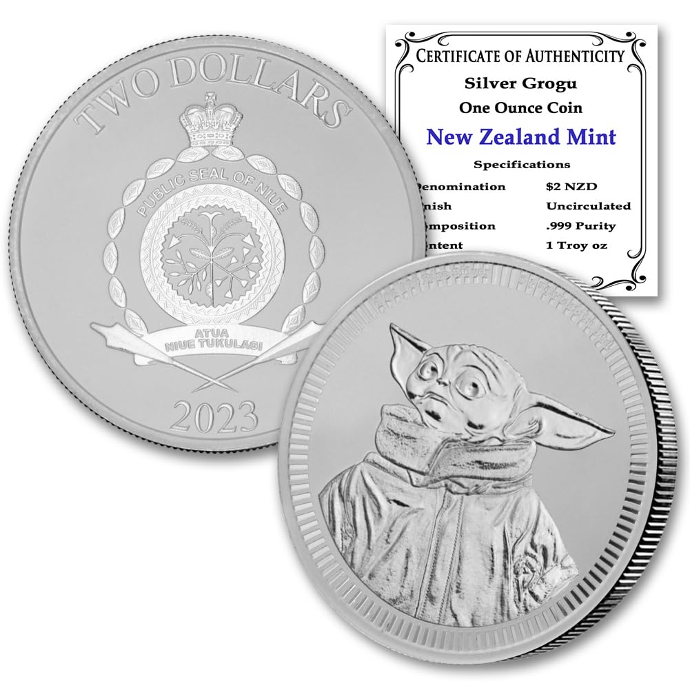 1 oz Silver Star Wars Mandalorian Coin U7547