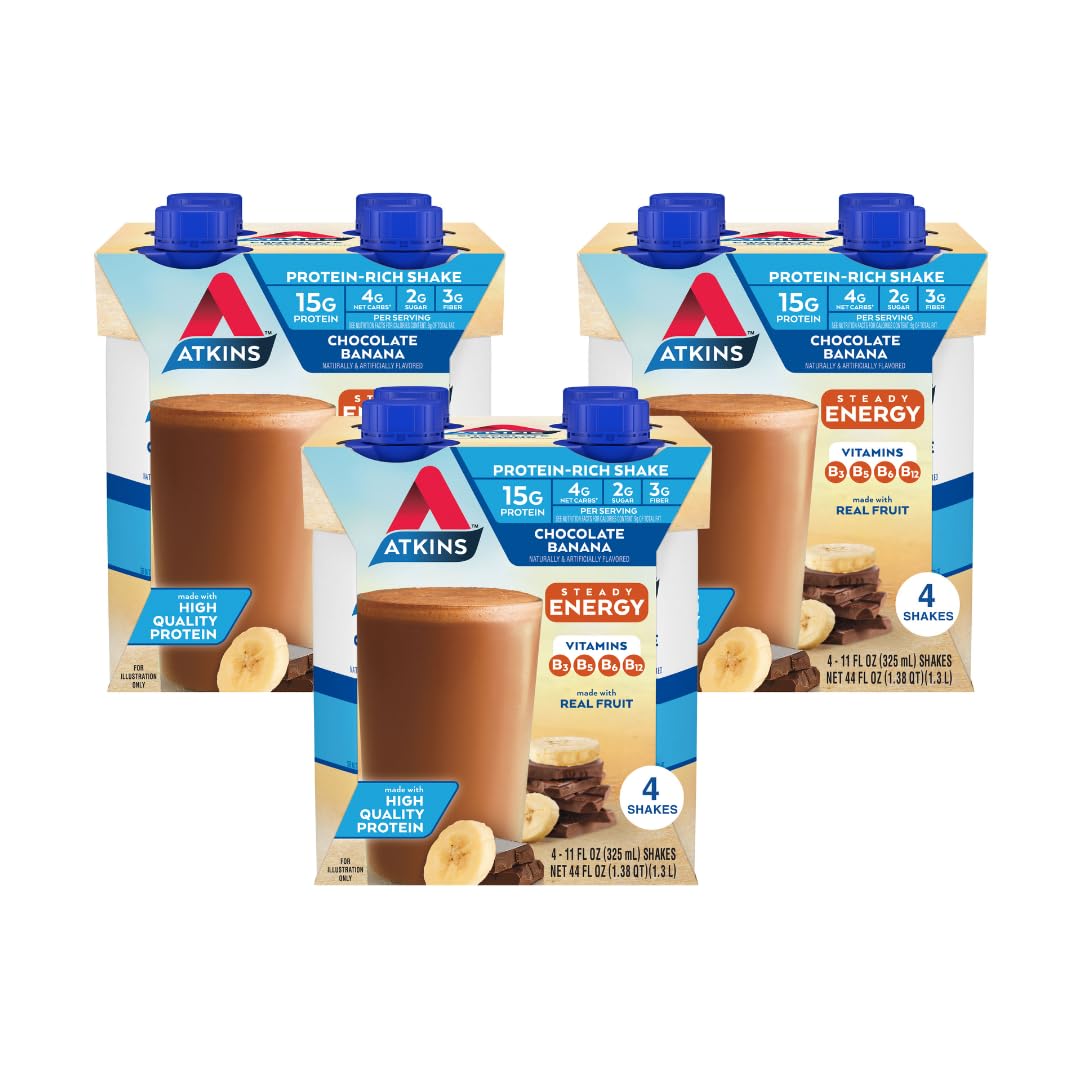 Chocolate Banana & Café Caramel Protein Shake, 15g Protein, Keto Friendly Y26549