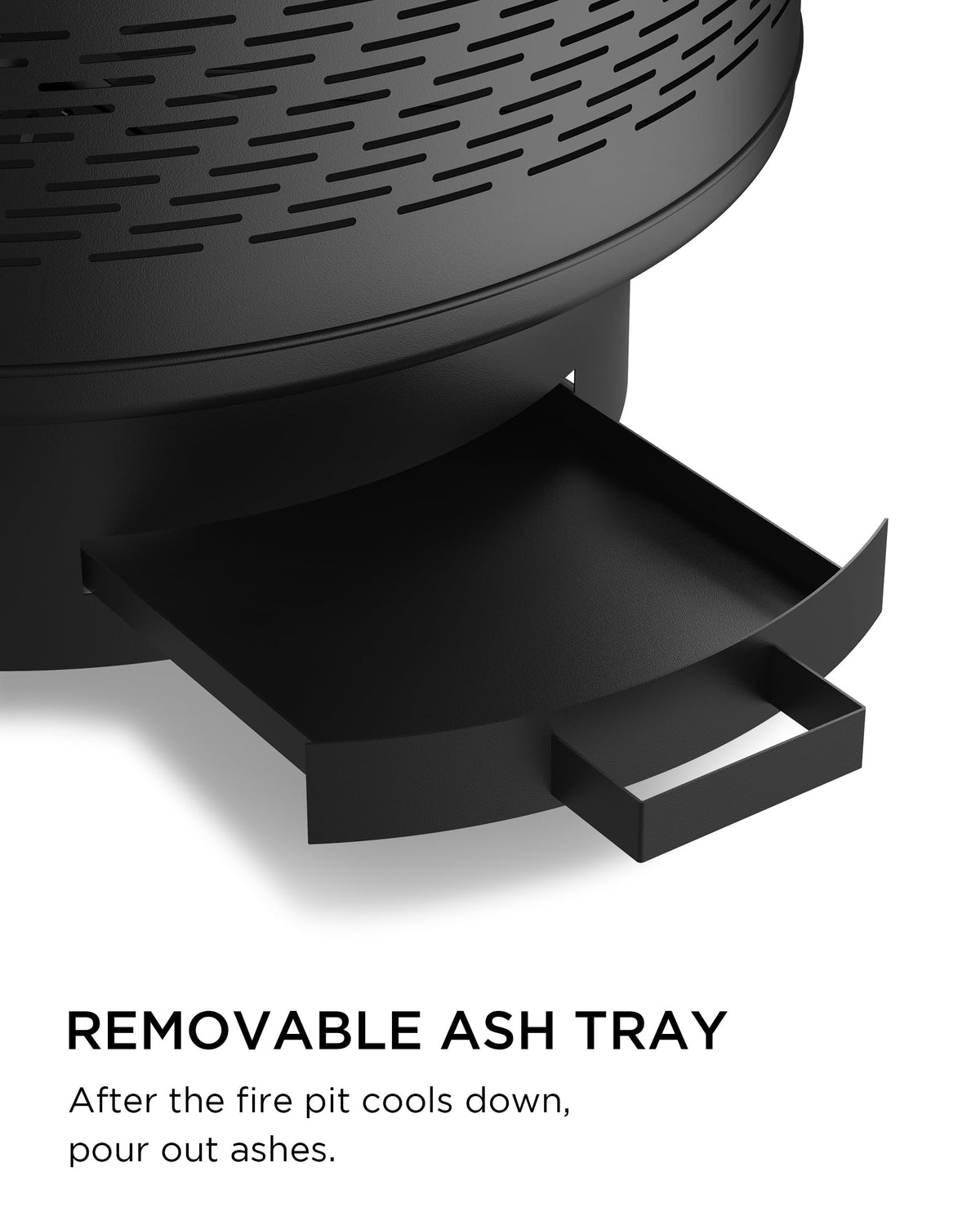 32" Round Wood Burning Fire Pit with Cooking Grill J893