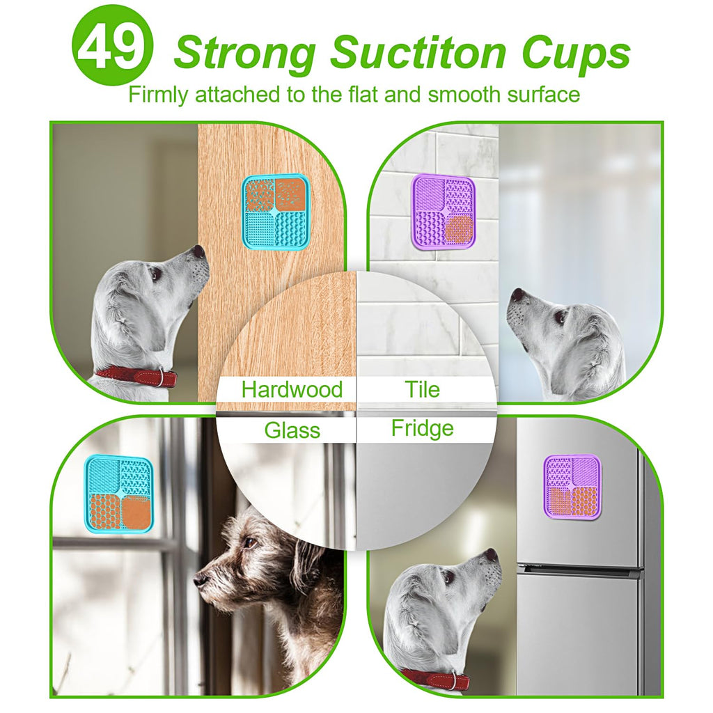 3PCS Lick Mat for Dogs and Cats with Suction Cups H800