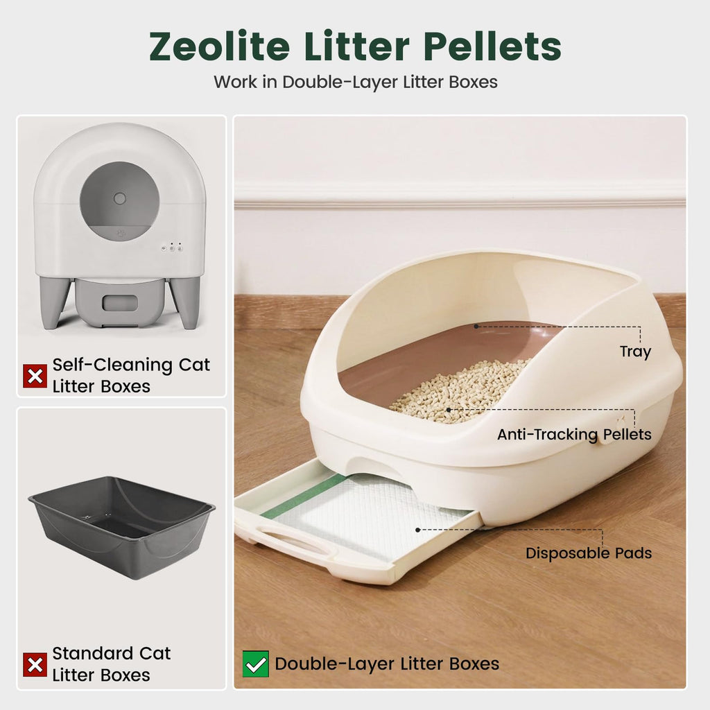 Zeolite Cat Litter Pellets 12 Lbs M593441
