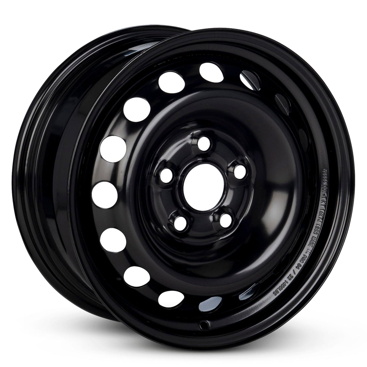 16 Inch Black Steel Rim T9933