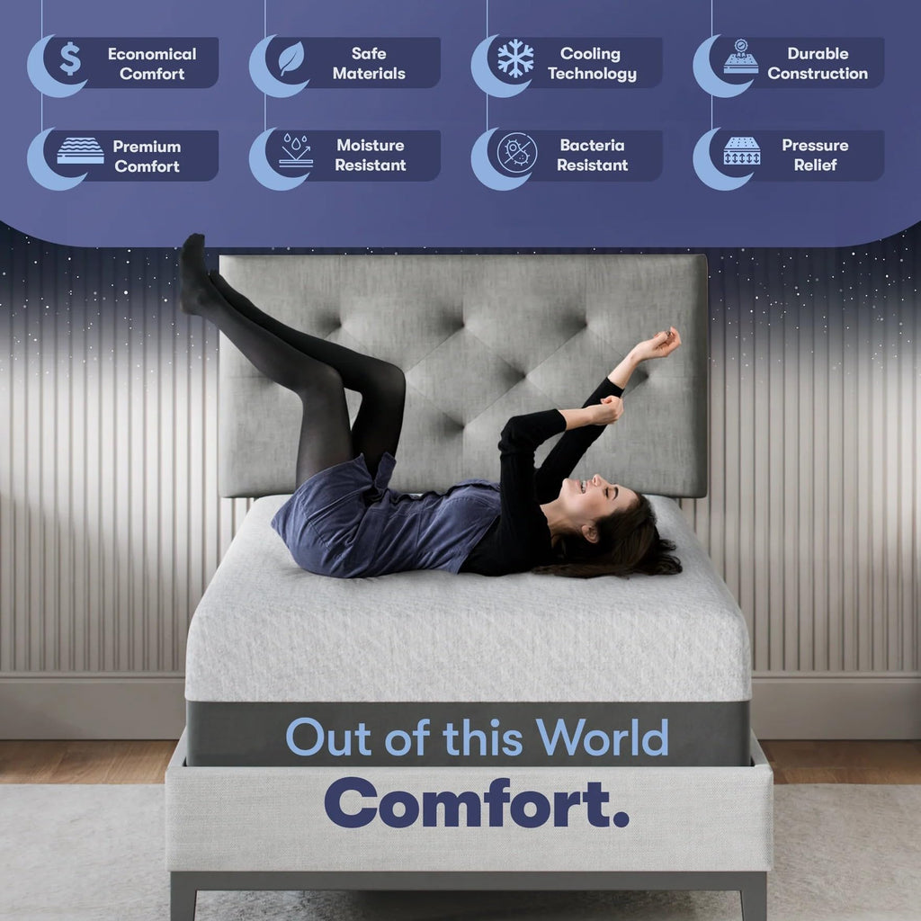 8 Inch Twin Gel Memory Foam Mattress Z56011