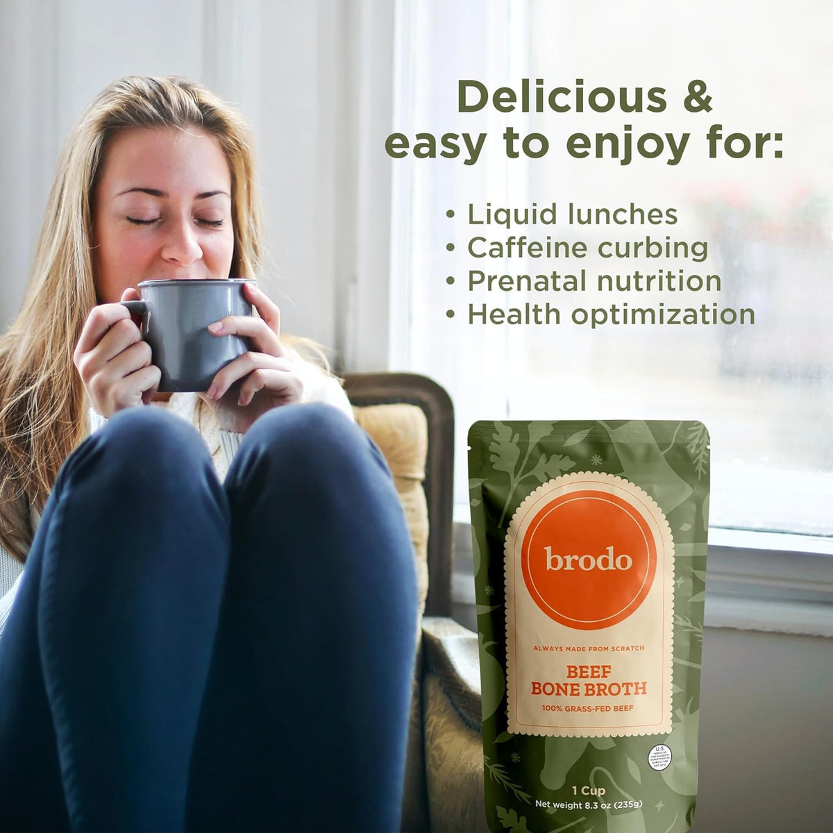 Grass-Fed Beef Bone Broth 8.3 oz Z27384