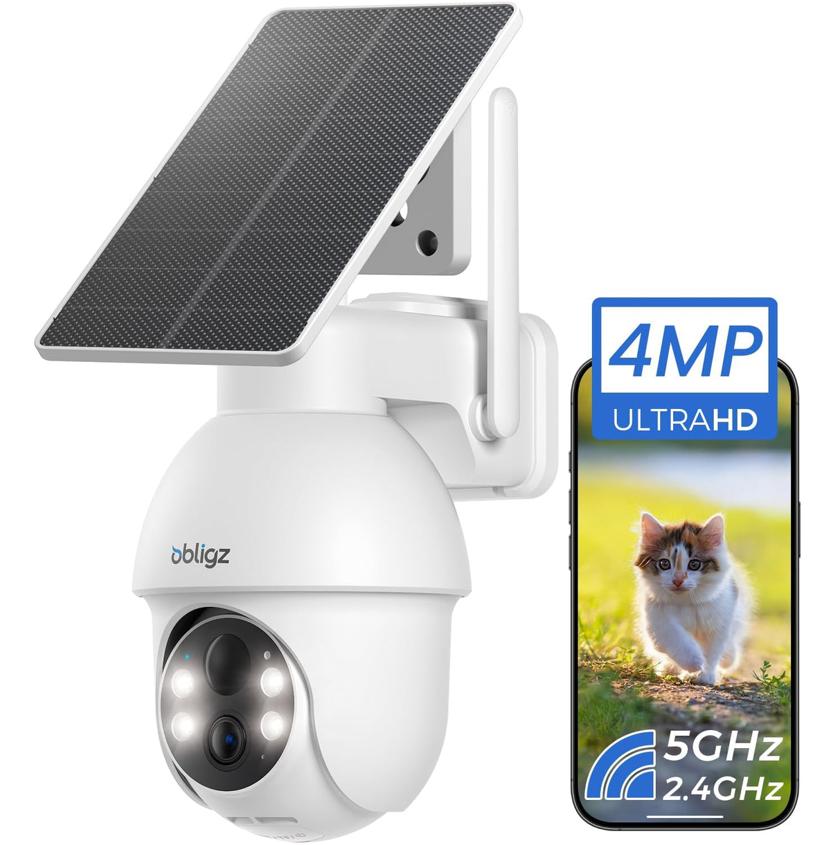 4MP Solar Camera Outdoor Wireless T33630