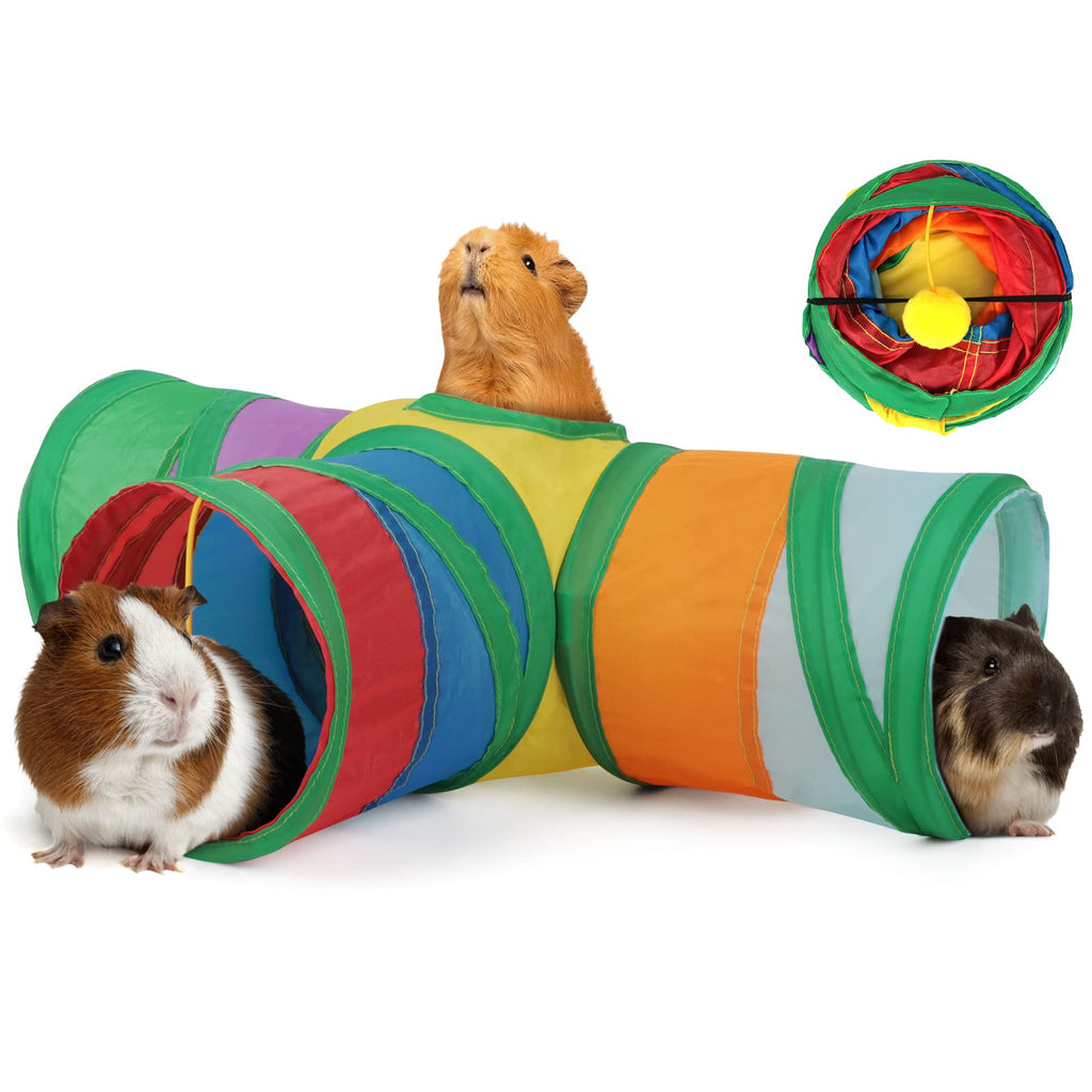 Guinea Pig Tunnels & Tubes Collapsible Small Animal Hideout G616284