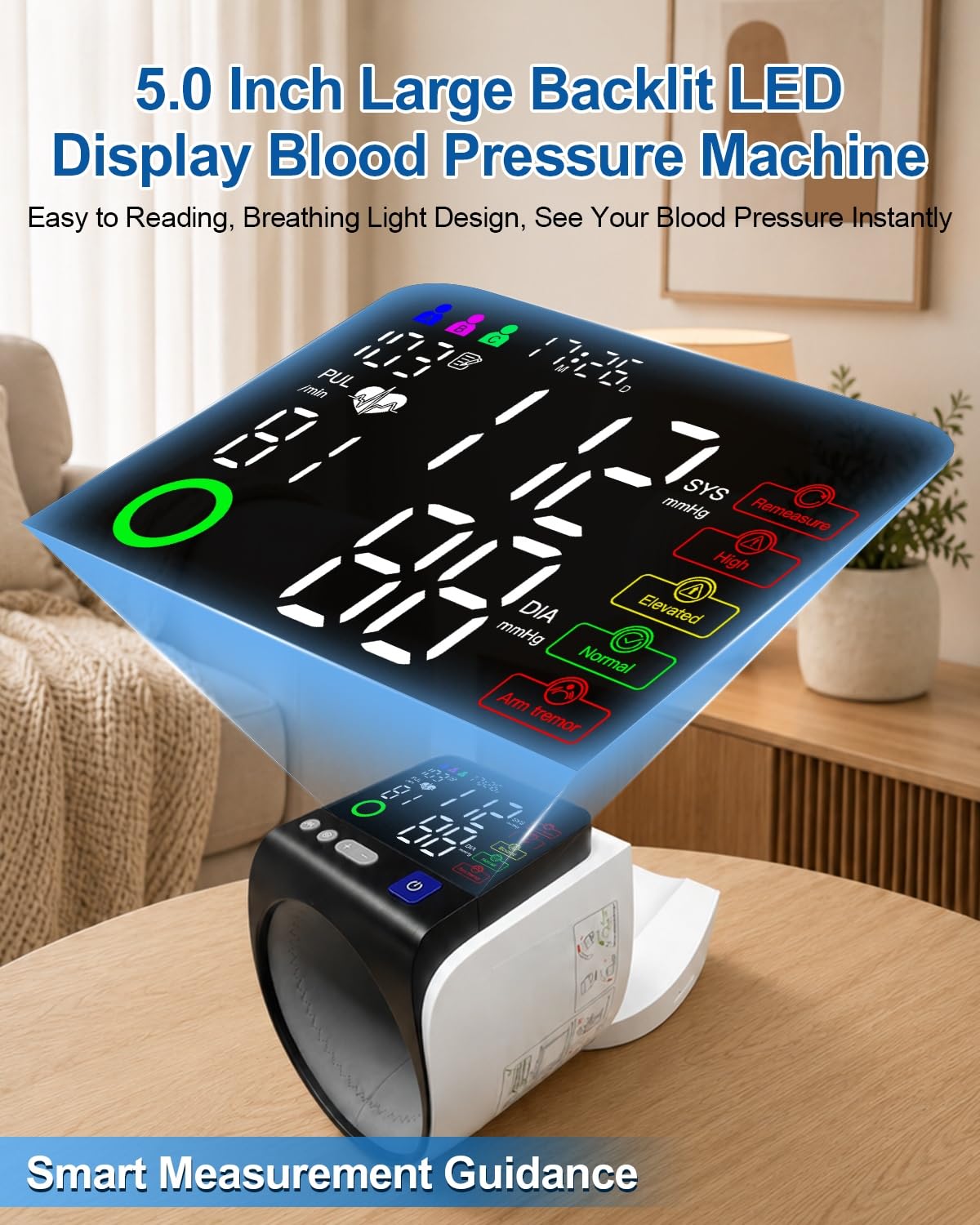 Upper Arm Blood Pressure Monitor 8.7-15.8" Cuff S31850