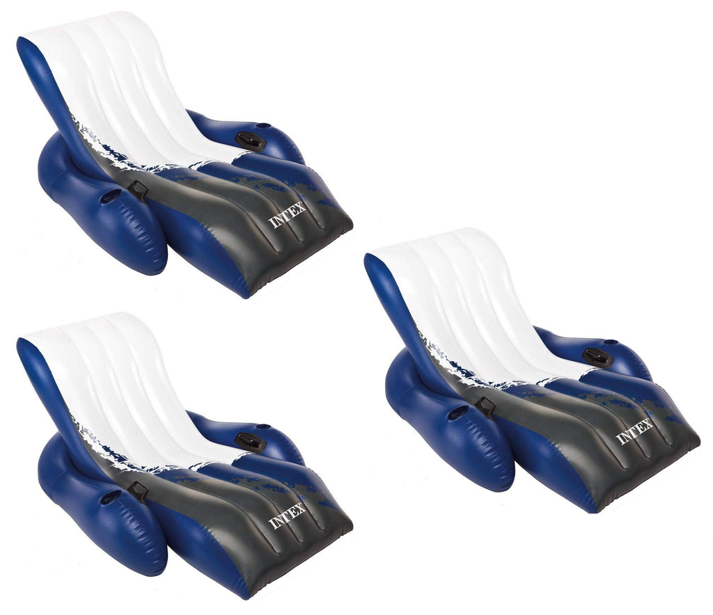 Inflatable Pool Lounge Chair 3-Pack K5374