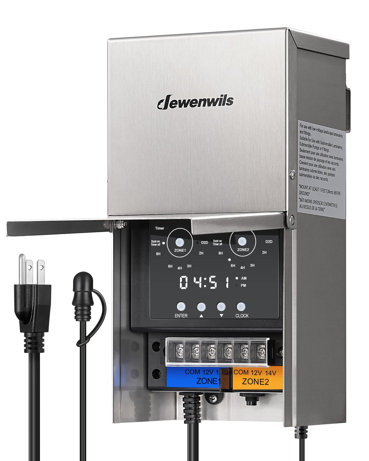 200W Low Voltage Landscape Transformer D28165